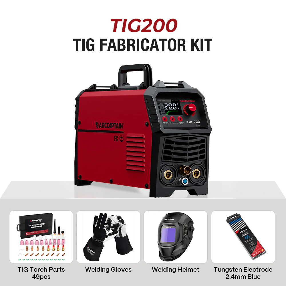 Arccaptain TIG200 DC TIG Welder HF TIG/Stick Inverter Welder - Image 13