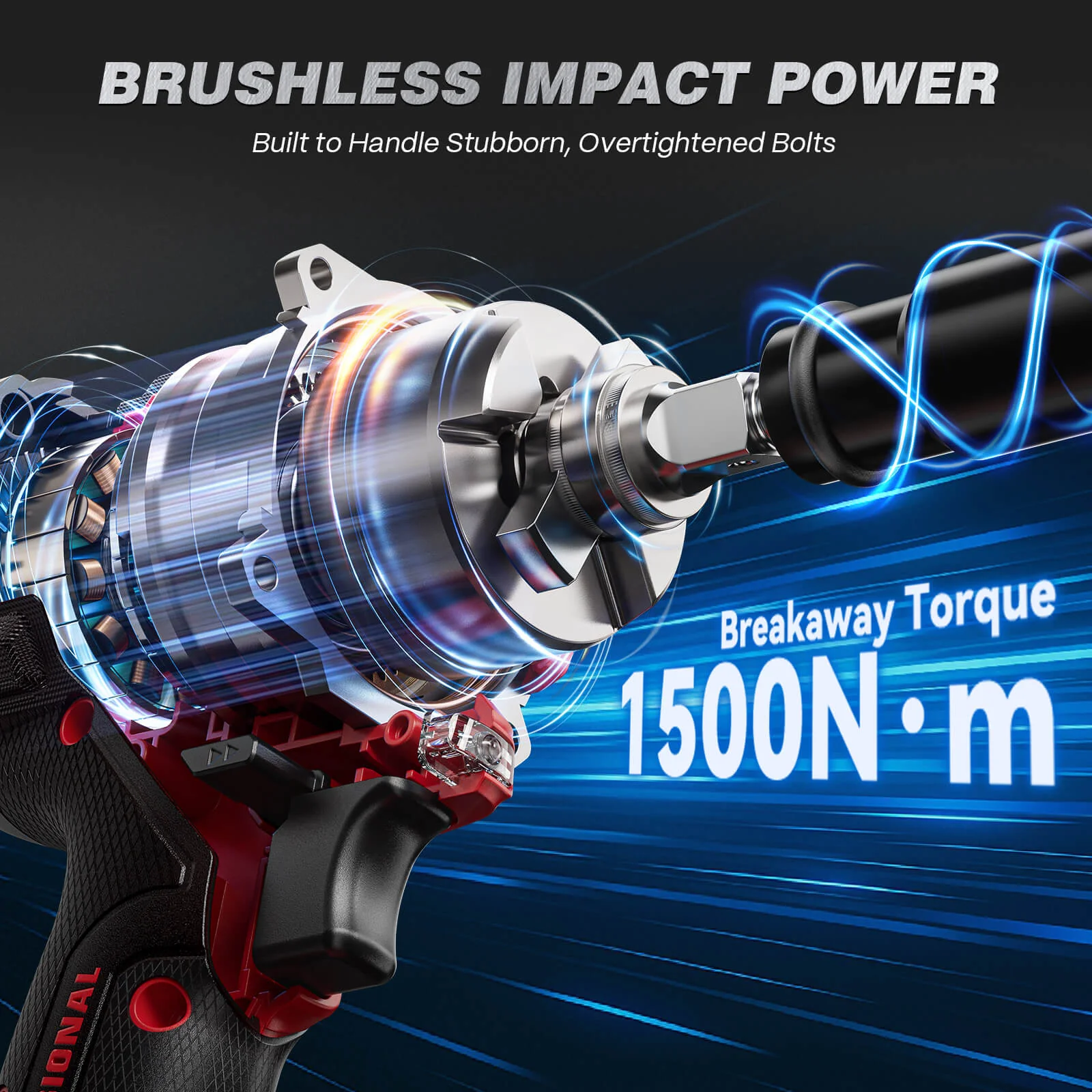 Arccaptain 20V Cordless Brushless Impact Wrench AR-IW100 - Image 3