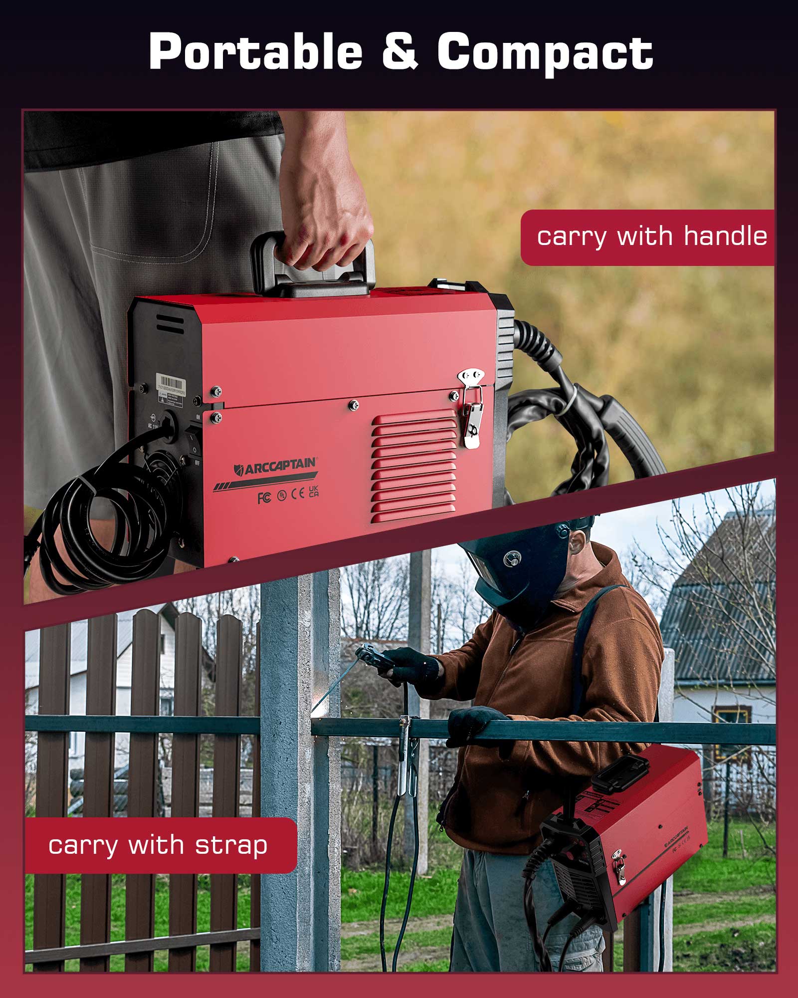Portable Small Multi Process MIG Welder MIG140 EU Version - Image 5