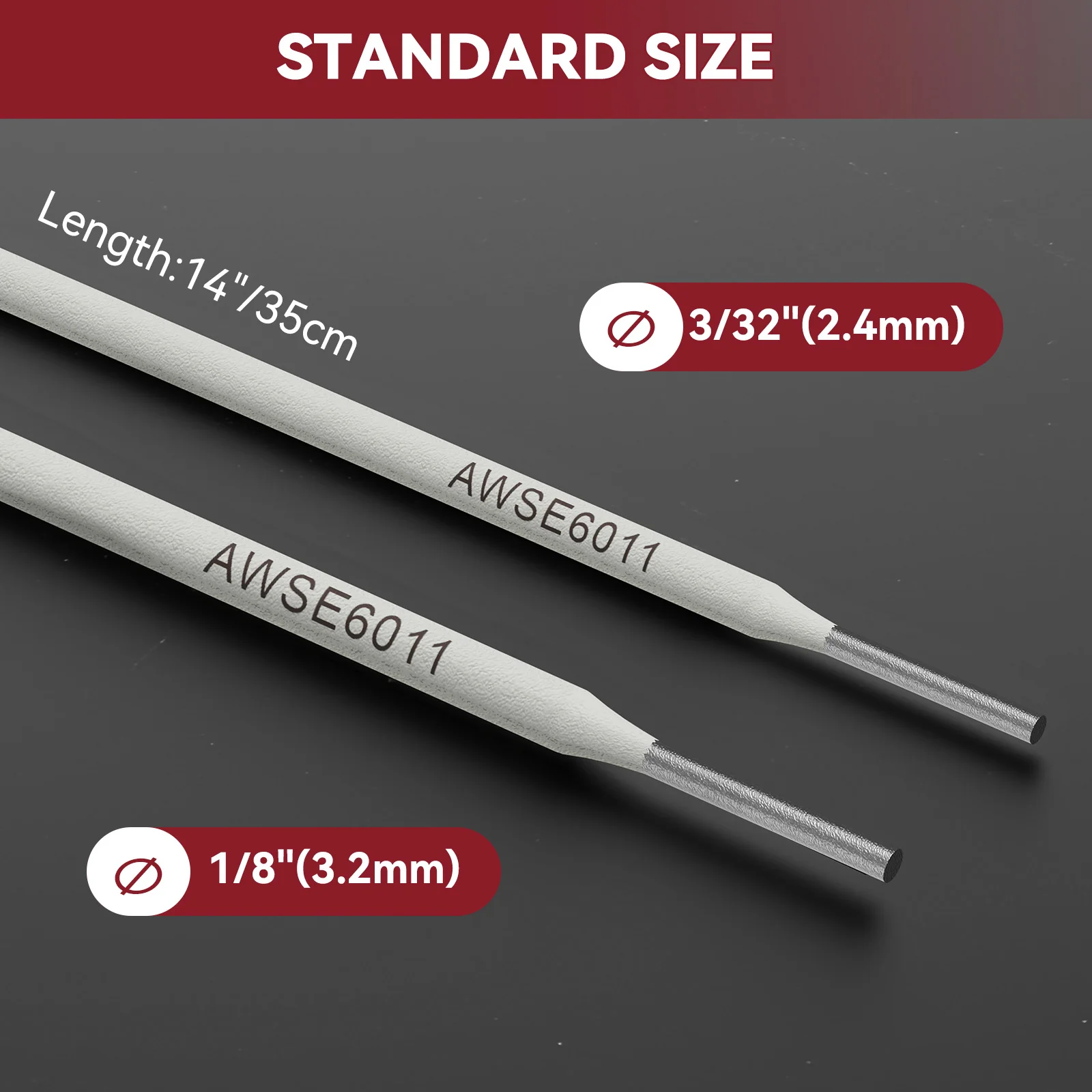Arccaptain 6011 Welding Rod 5 Lbs Carbon Steel ARC Electrodes for Stick Welder - Image 3