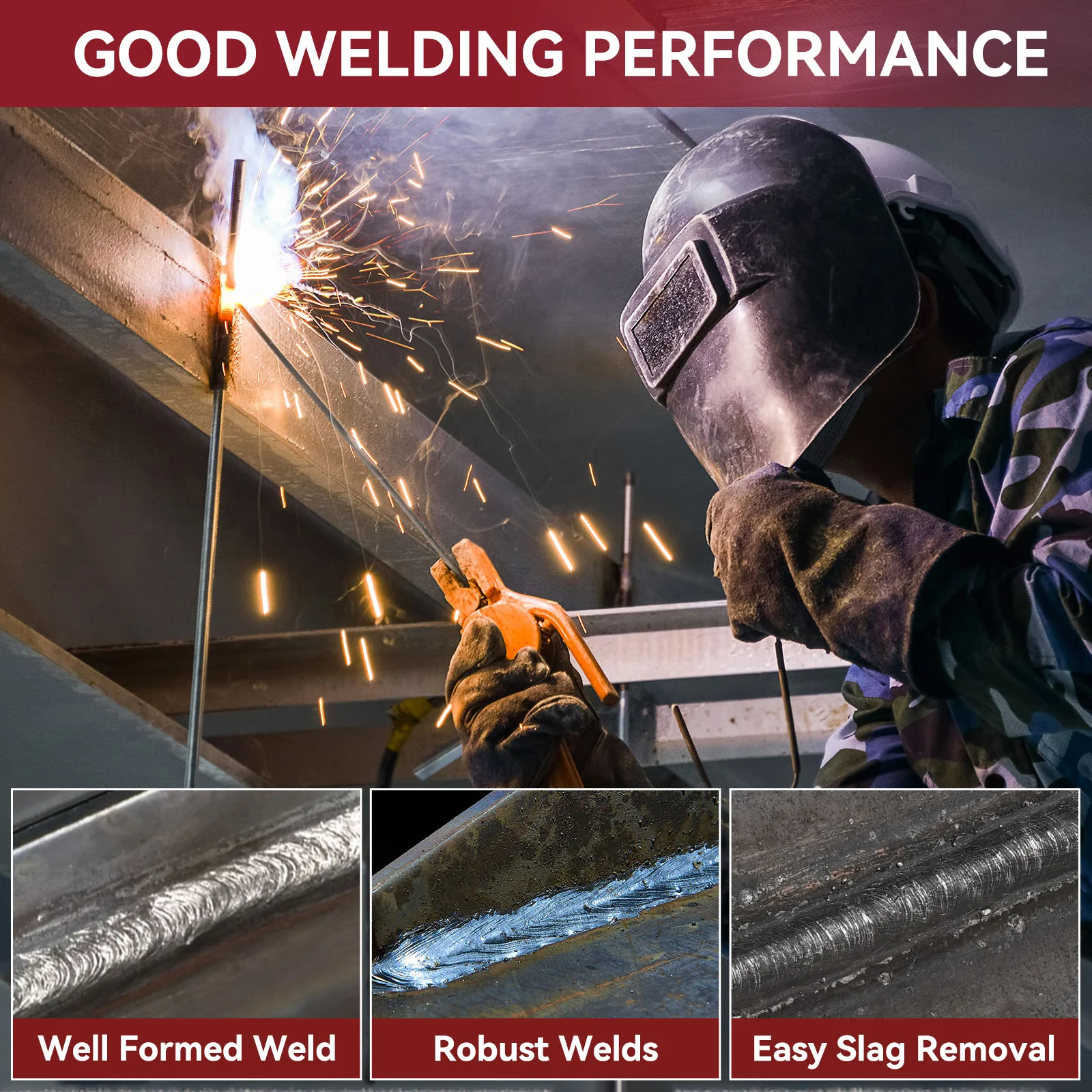 7018 Stick Electrodes 10 LBS Welding Rods for Arc Welding Machine - Image 7