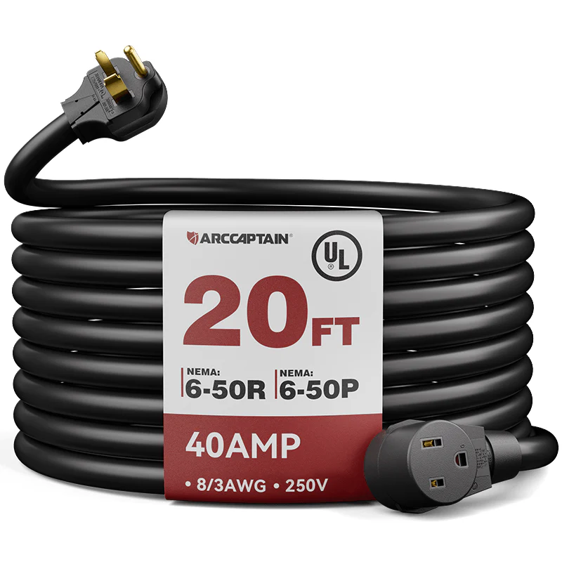 40 Amps 220V Power Extension Cord Heavy Duty Welding Cord - Image 9