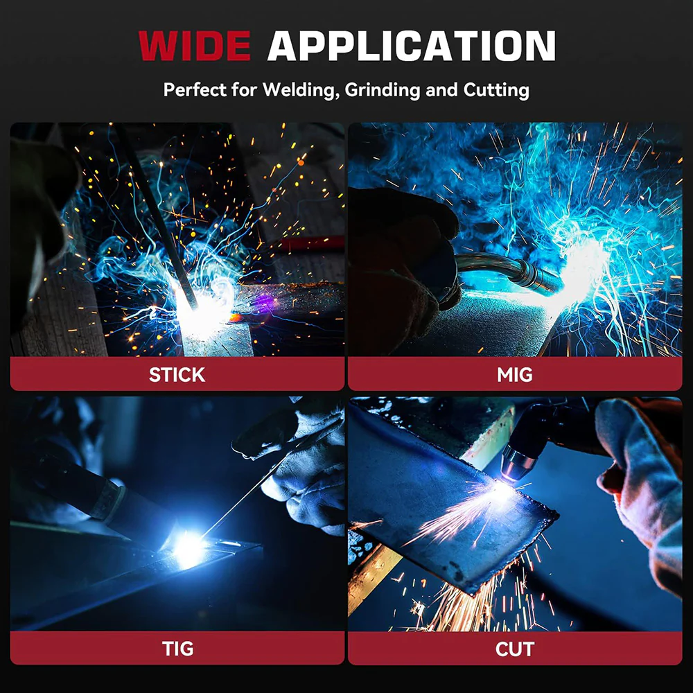 ClearLite X100 True Color Lens Welding Helmet Tropical Print - Image 6