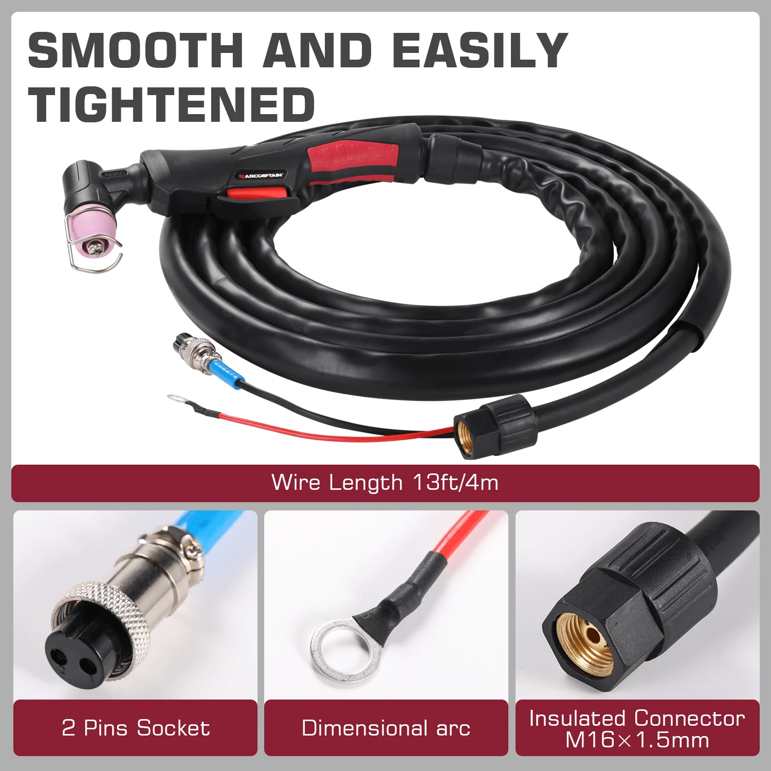 ARCCAPTAIN AG60 Pilot Arc Non-Touch Plasma Cutting Torch - Image 4
