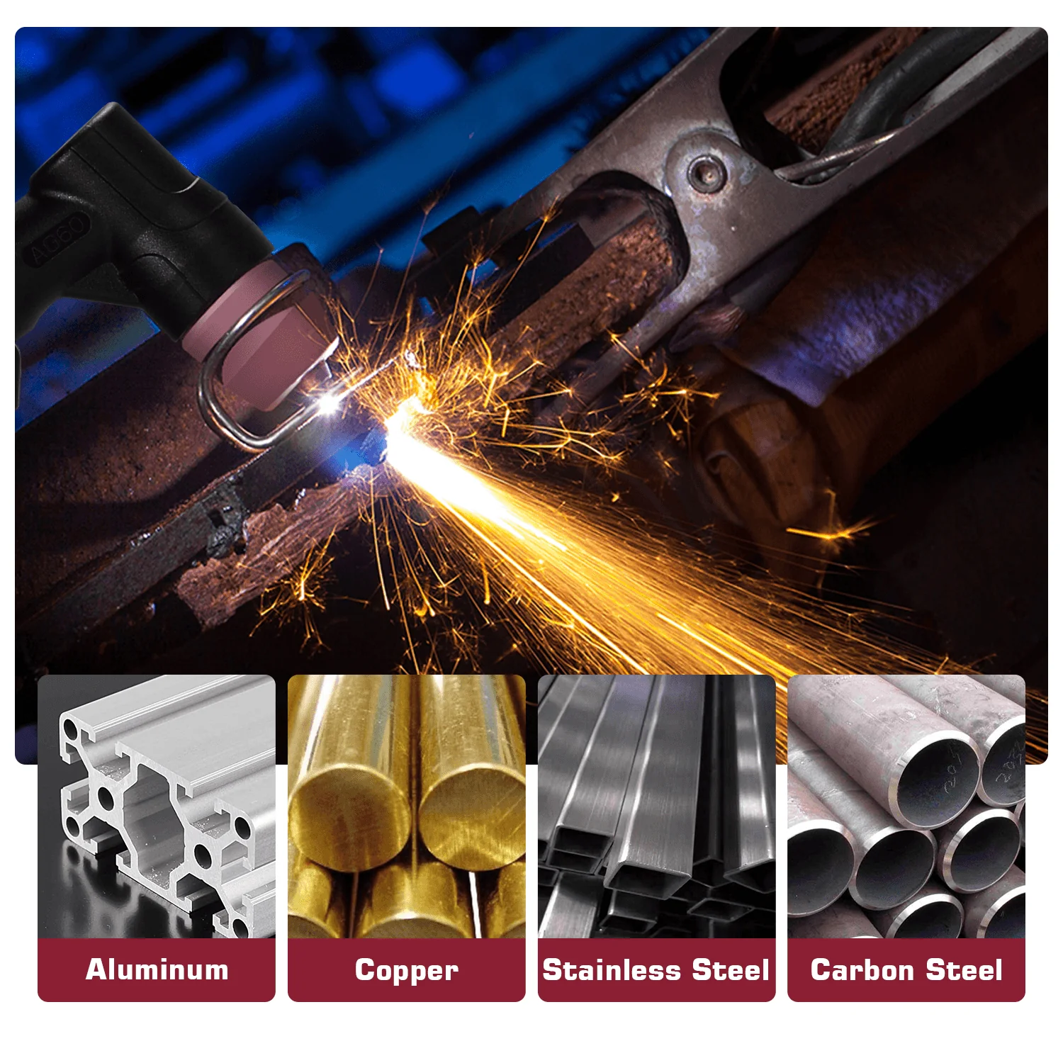 ARCCAPTAIN AG60 Pilot Arc Non-Touch Plasma Cutting Torch - Image 7