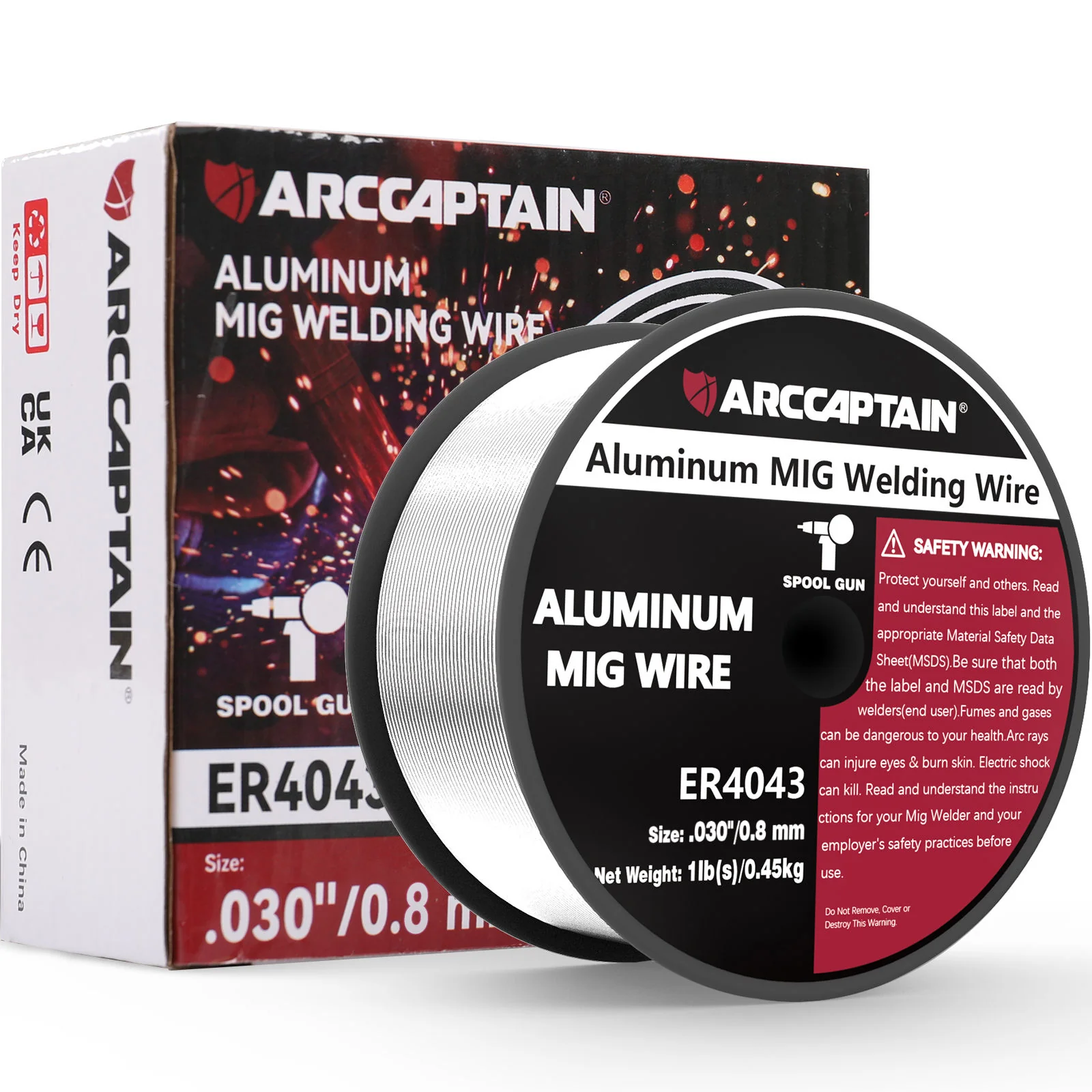 ARCCAPTAIN Aluminum Welding Wire 1 Pound Aluminum MIG Wire - Image 19