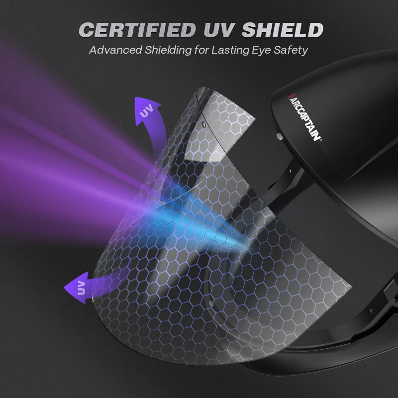 Arccaptain Clear Full Face Shield for Grinding and Cutting Work - Image 3