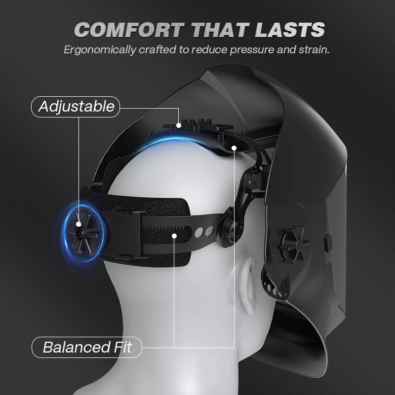 Arccaptain Clear Full Face Shield for Grinding and Cutting Work - Image 4