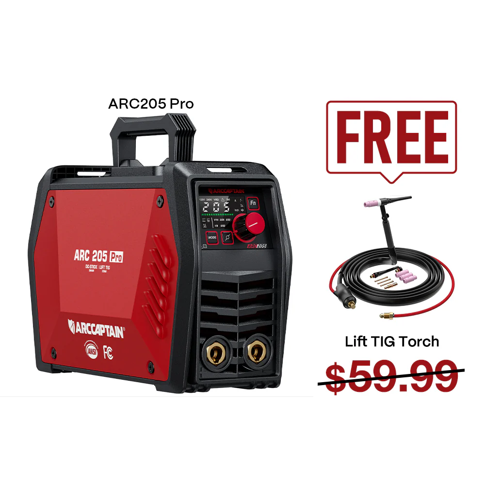 Arccaptain ARC205 Pro Dual Voltage SYN Stick Welder - Image 12