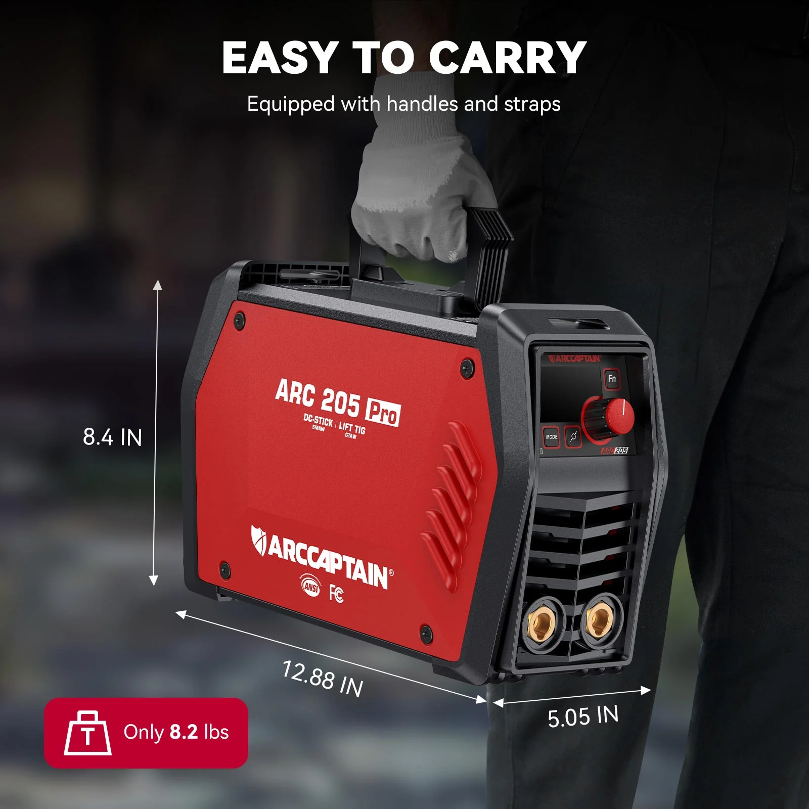 Arccaptain ARC205 Pro Dual Voltage SYN Stick Welder - Image 9