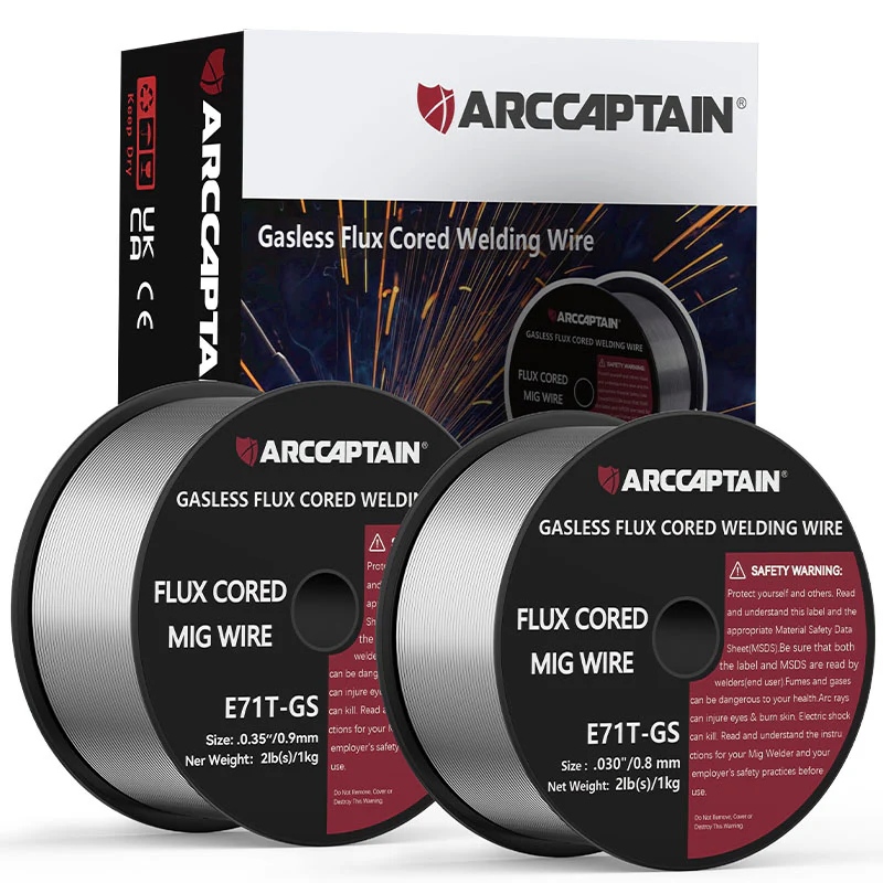 Arccaptain ‎E71T-GS Flux Core Wire 2 Lbs Spool Gasless Carbon Steel MIG Wire - Image 15