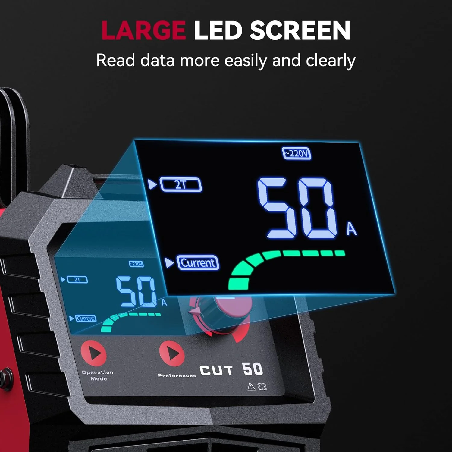 Arccaptain CUT50 HF Start Portable Plasma Cutter 220/110v - Image 4