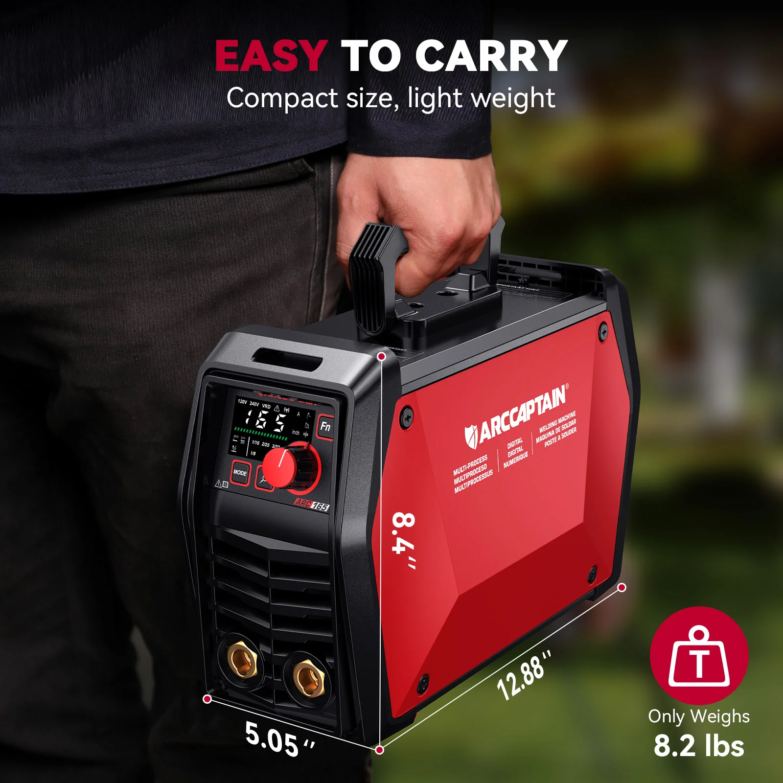 Arccaptain iControl ARC165 PRO Advanced SYN Stick and Lift TIG Welder - Image 5