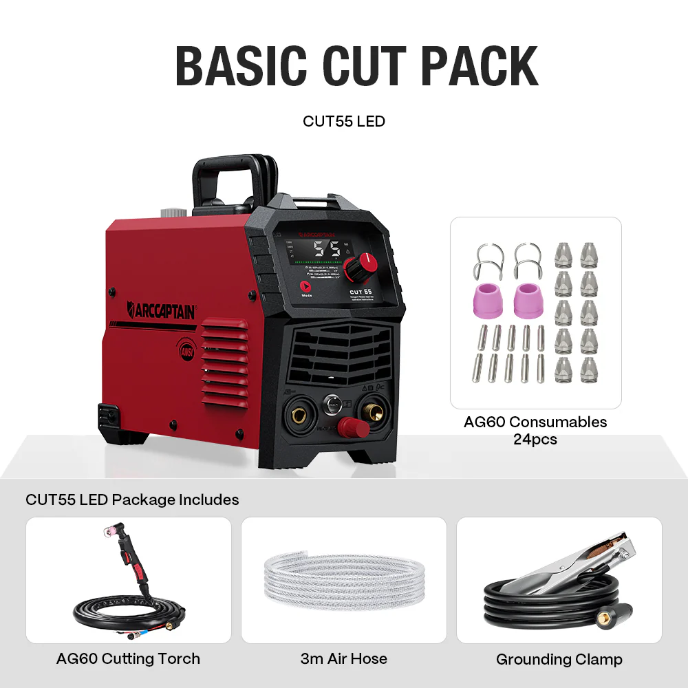 Arccaptain CUT55 HF Pilot Arc Plasma Cutter for Thick Plate - Image 10