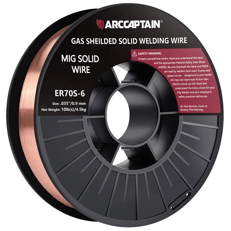 Arccaptain ER70S-6 Welding Wire 10 Lbs Low Splatter MIG Wire - Image 9