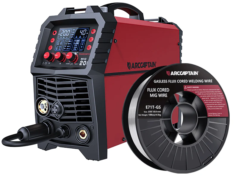 ARCCAPTAIN E71T-GS 10LB Gasless Flux Core Wire, Self-Shielded, All Positions - Image 9