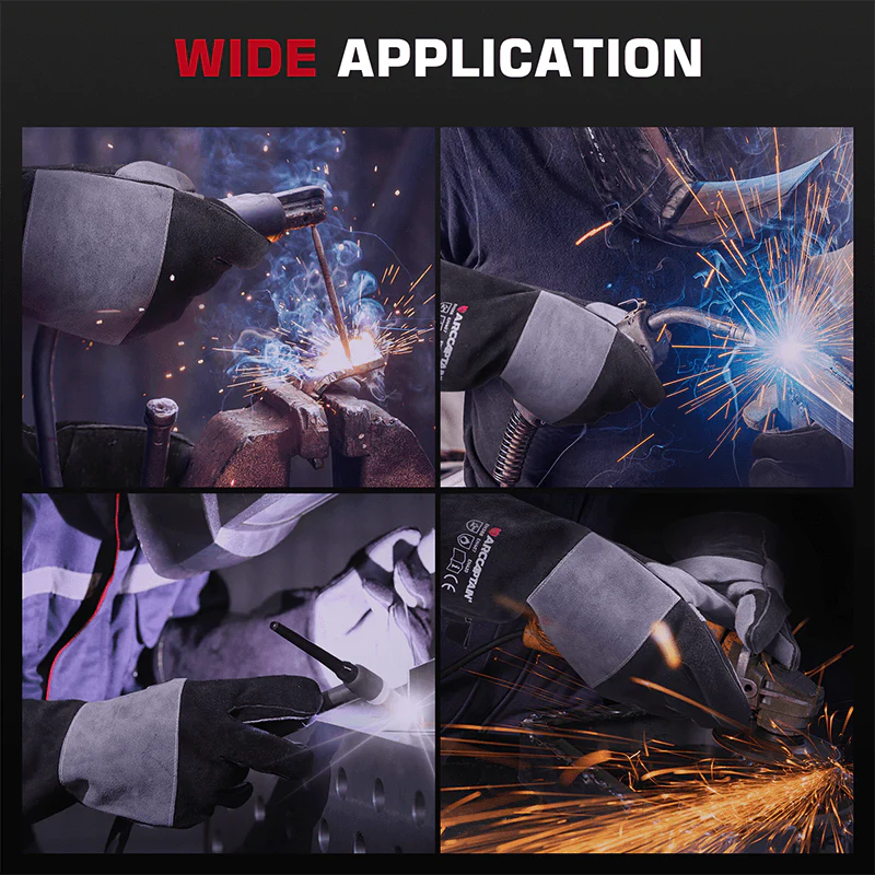 ARCCAPTAIN  16 Inch Leather MIG Welding 932℉ Heat Resistant Glove - Image 8