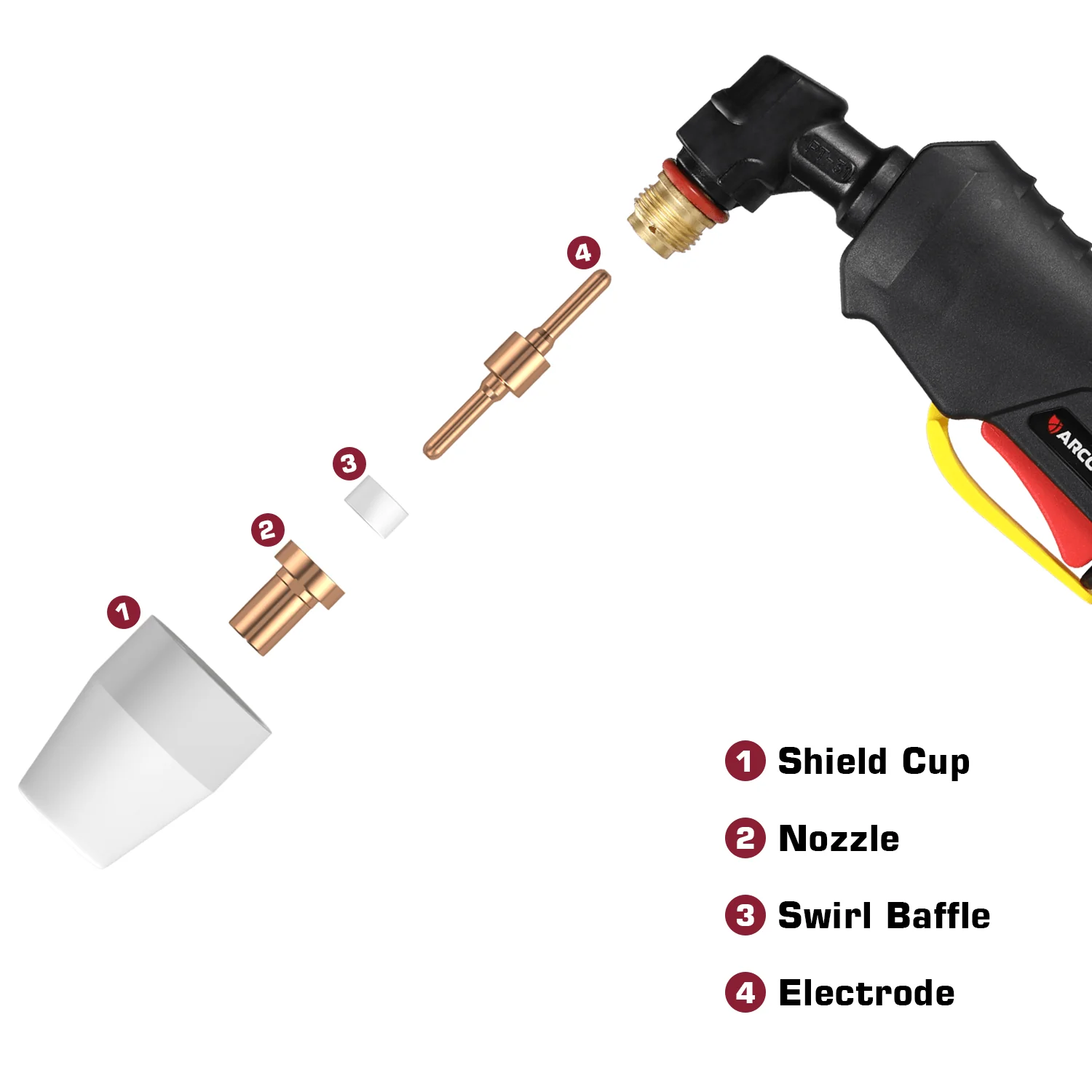 ARCCAPTAIN PT31 Plasma Cutting Torch - Image 4