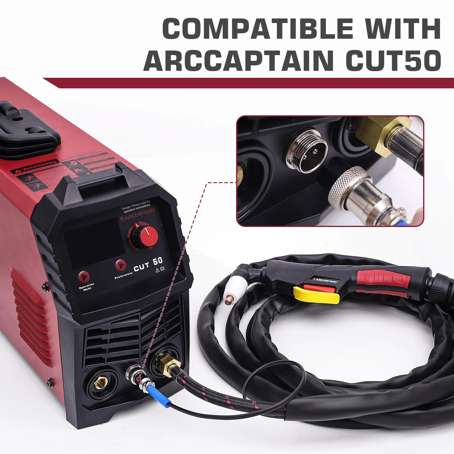 ARCCAPTAIN PT31 Plasma Cutting Torch - Image 6