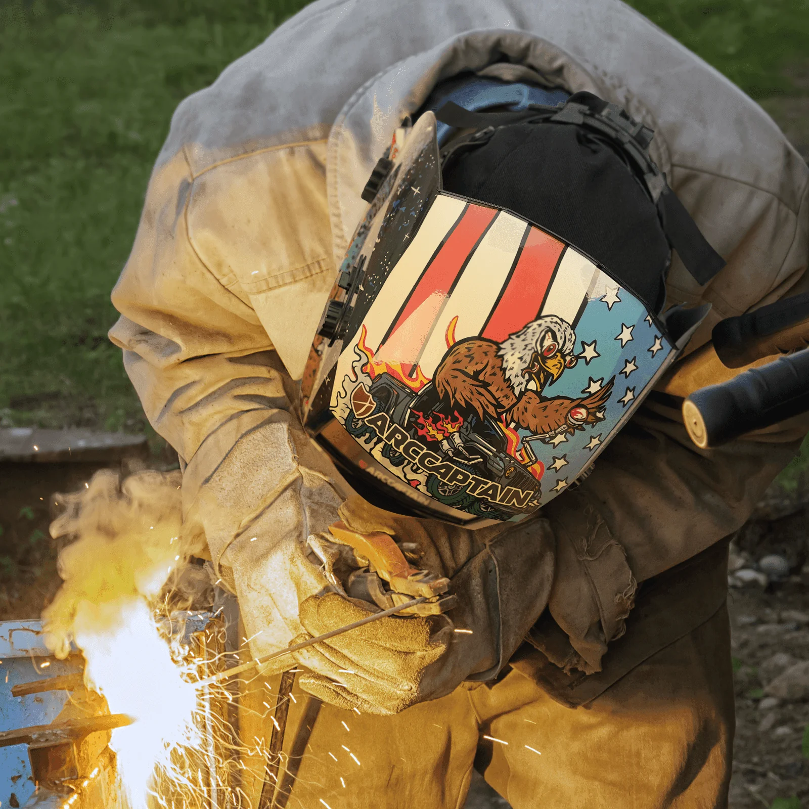 ARCCAPTAIN Welder Cap 2 Pack Fireproof & Durable Welding Cap - Image 7