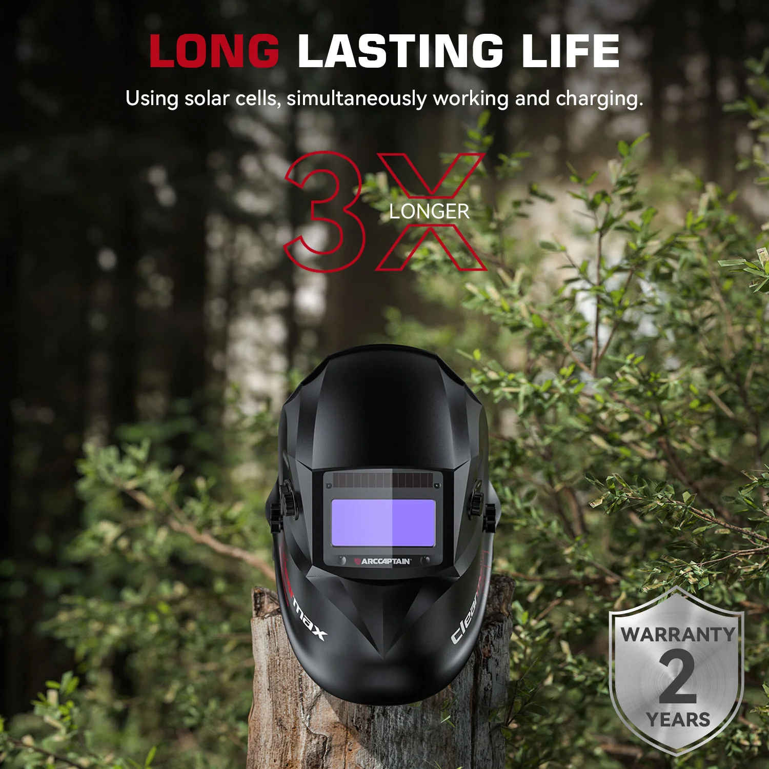ClearLite X100 Welding Helmets with Auto Darkening 3.86''x1.69'' - Image 17