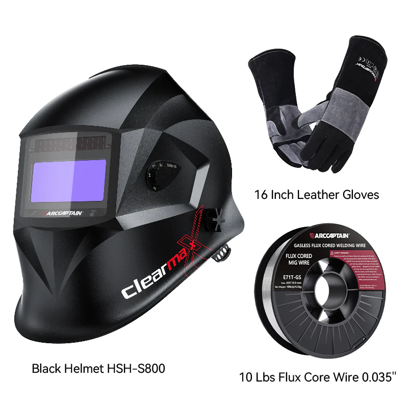 ClearLite X100 Digital Auto Darkening Welding Helmet Black - Image 8