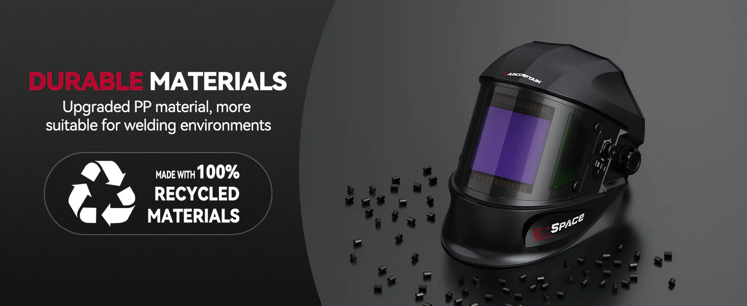 EXSpace X300 True Color Welding Hood Black Gloss Coating - Image 10