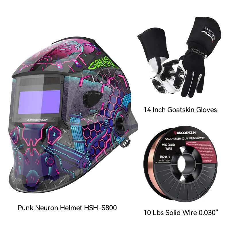 ClearLite X100 Auto Darkening Welding Helmet Punk Neuron - Image 7