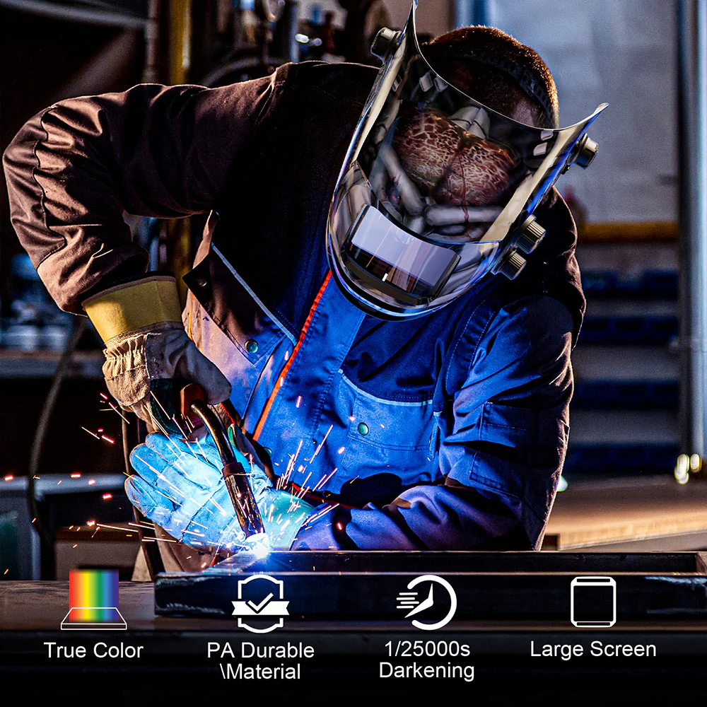 VisionMax X200 Solar Automatic Welding Helmet Alien Hunter - Image 2