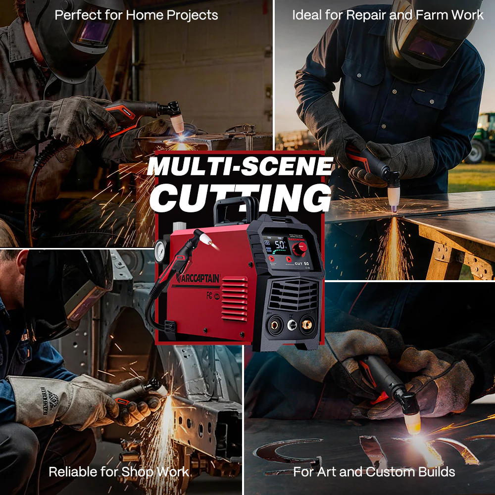 Arccaptain CUT50 Plasma Cutter Dual Voltage - Image 8
