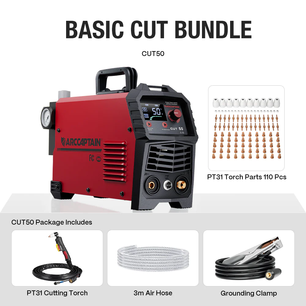 Arccaptain CUT50 Plasma Cutter Dual Voltage - Image 9