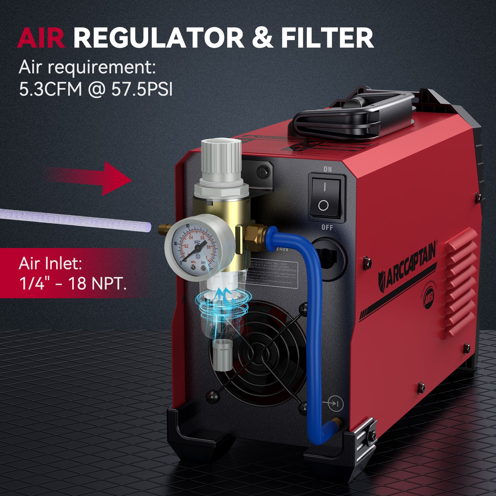 Arccaptain CUT55 HF Pilot Arc Plasma Cutter for Thick Plate - Image 9