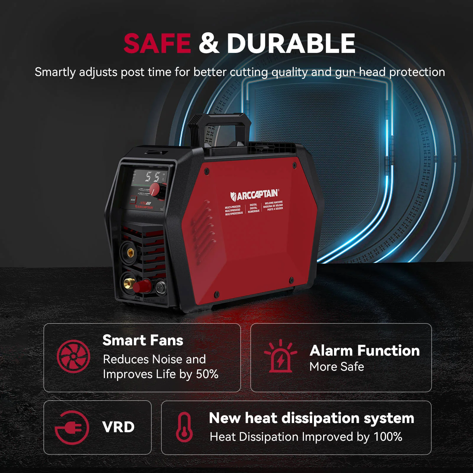 Arccaptain CUT55 Pro Dual Voltage Plasma Cutter - Image 5
