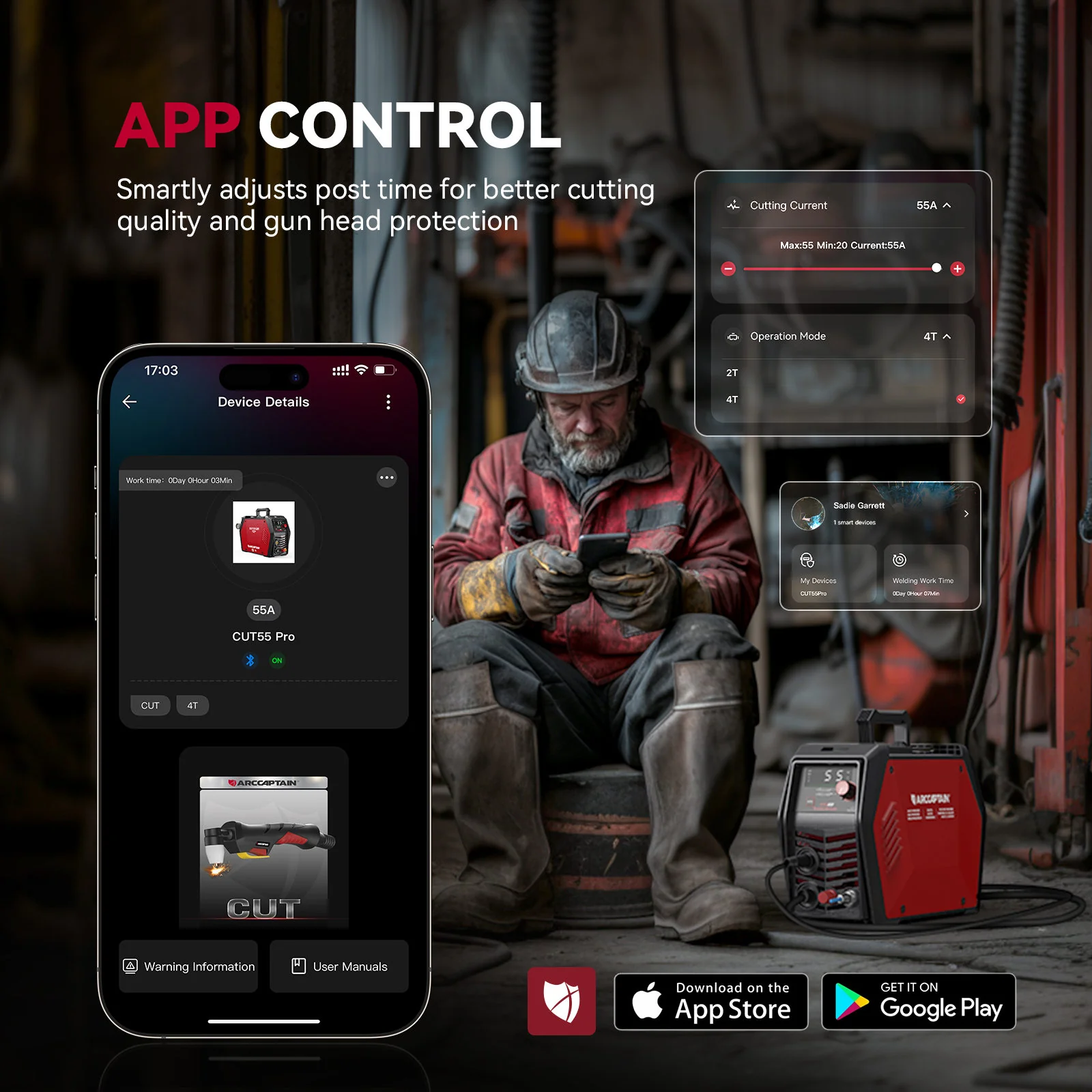 Arccaptain CUT55 Pro Dual Voltage Plasma Cutter - Image 7