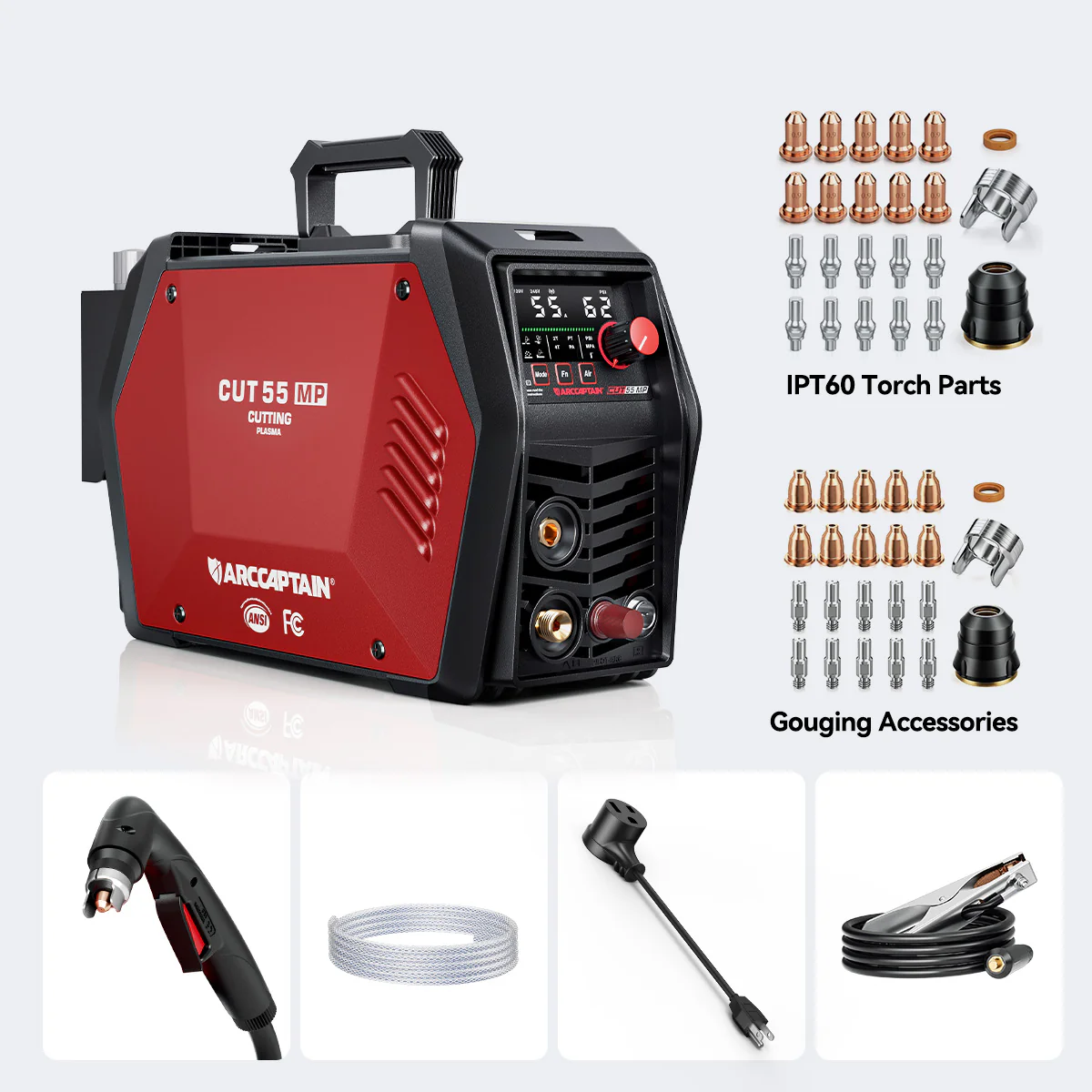 Arccaptain CUT55 MP Multi-Process Pilot Arc Plasma Cutter - Image 11