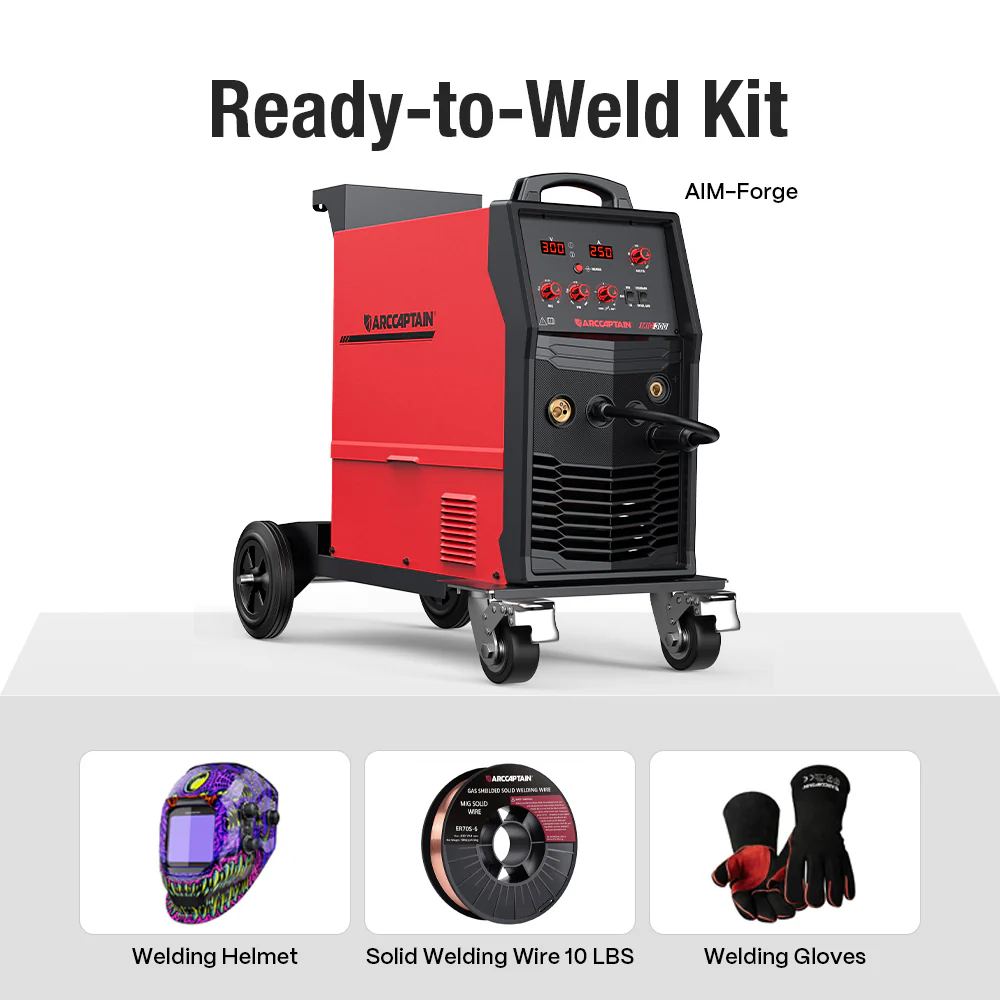 Arccaptain AIM-Forge 250A Industrial Heavy-Duty MIG Welder - Image 16