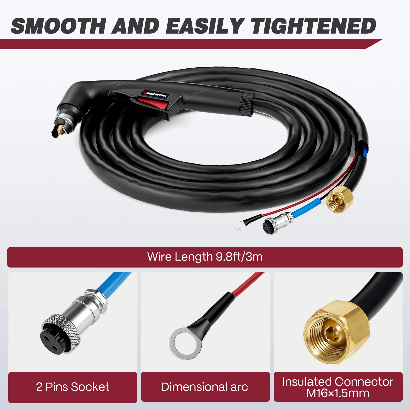 IPT60 Plasma Cutting Torch for CUT55 MP CUT55 NON-HF Plasma Cutter - Image 5