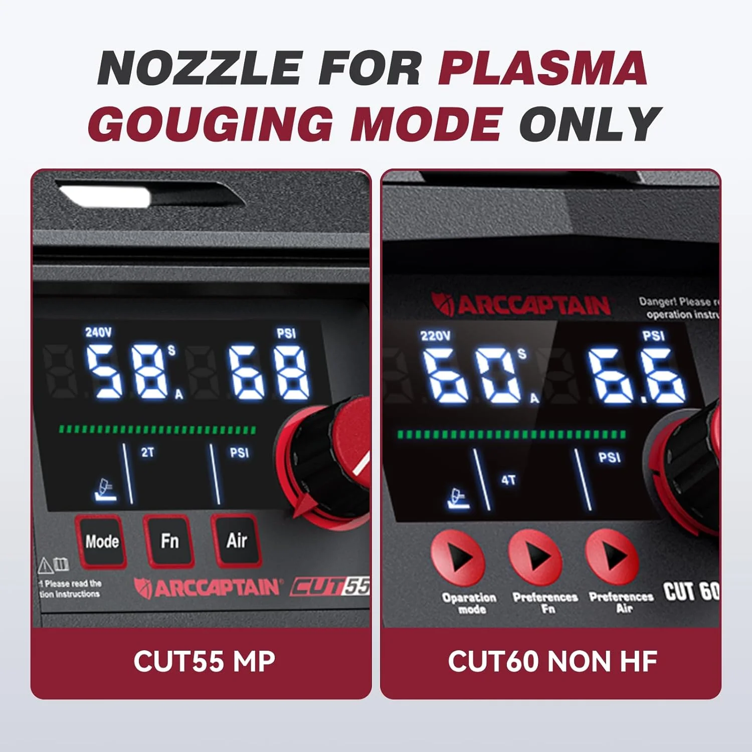 IPT60 Plasma Gouging Consumables Kit for CUT55 MP / CUT50 NON-HF - Image 7