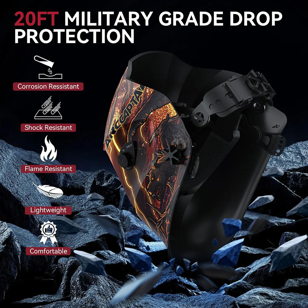 ClearLite X100 Lightweight Comfortable Protective Helmet Death Skull - Image 3