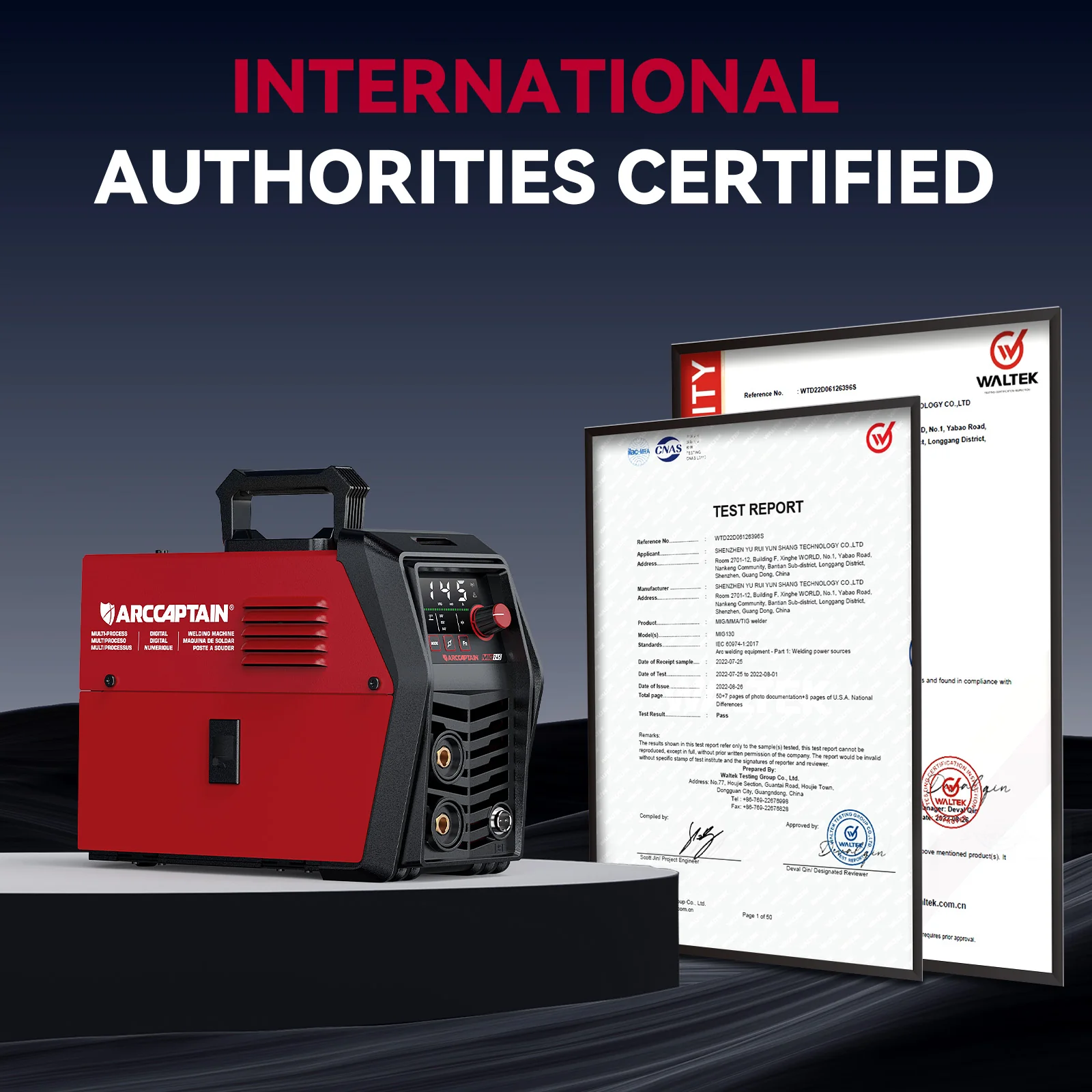 Arccaptain MIG145 Pro Portable 3 in 1 Flux Core Welder - Image 7