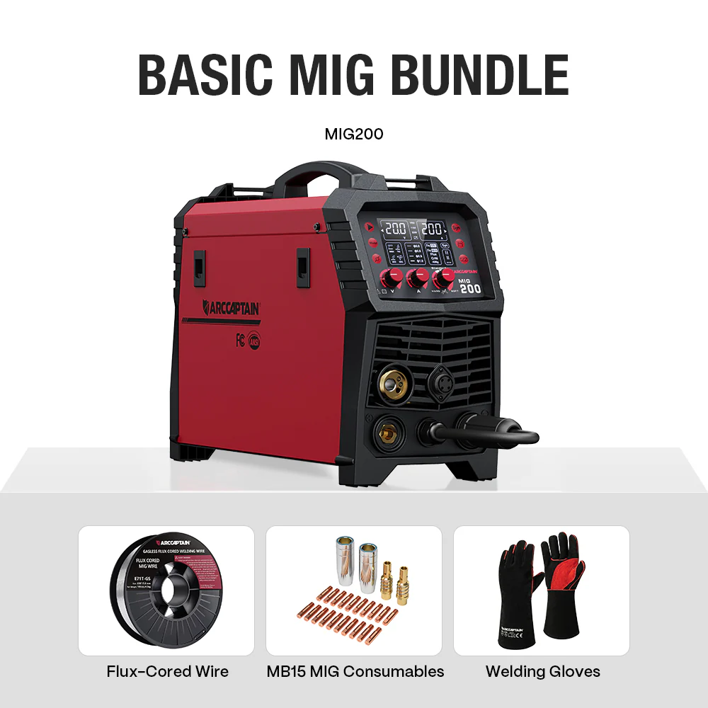 Arccaptain MIG200 Multi Process MIG Welder User-Friendly - Image 14