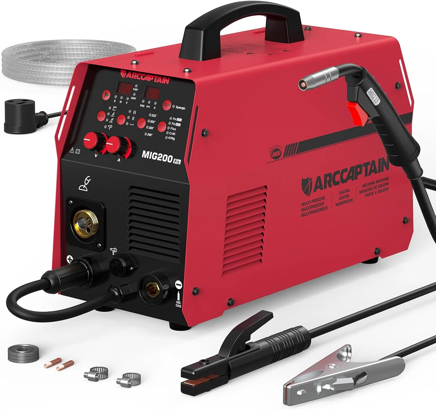 Arccaptain MIG200 Fit Affordable Multifunctional MIG Welder For Beginners - Image 7