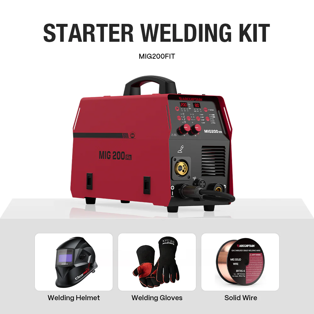 Arccaptain MIG200 Fit Affordable Multifunctional MIG Welder For Beginners - Image 9