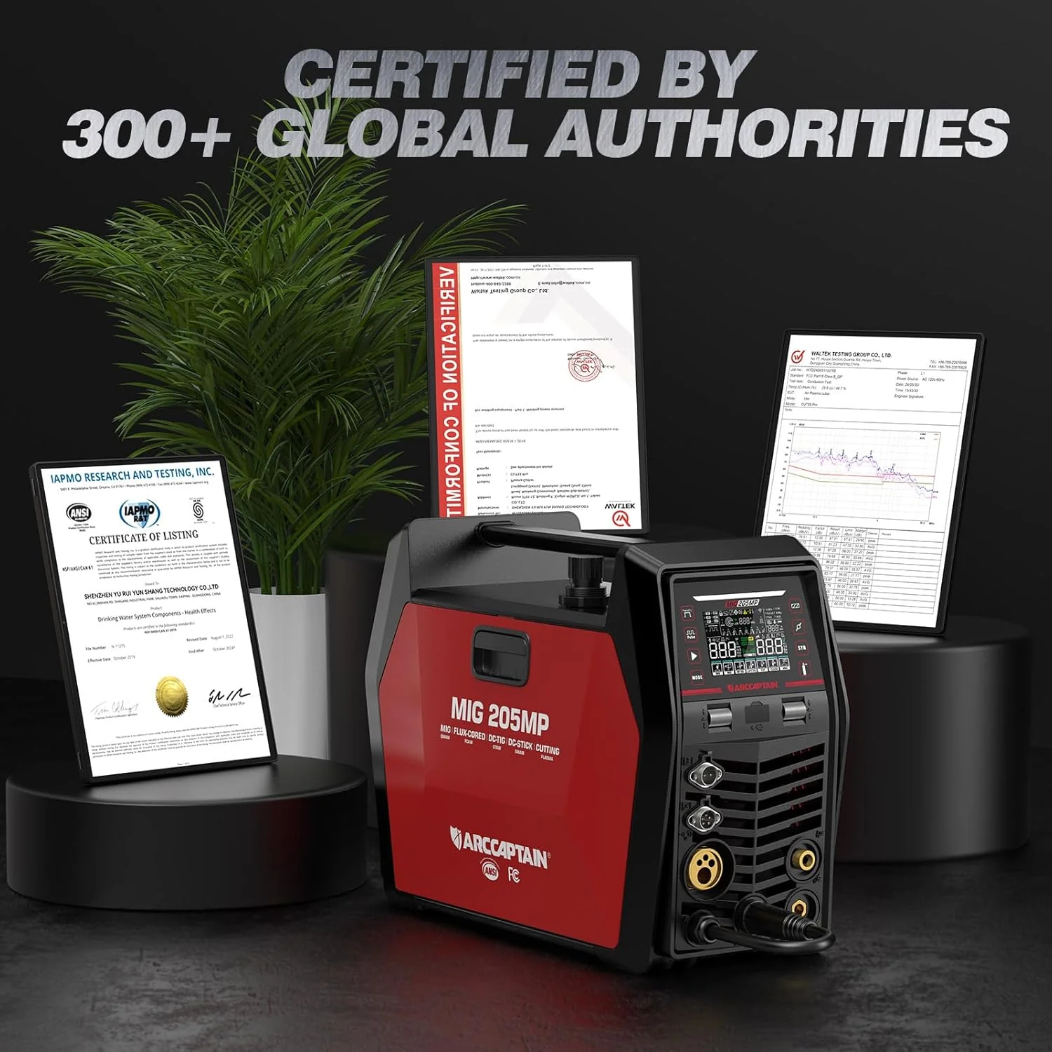 Arccaptain MIG205MP All-in-One Pulse MIG Welder and Cutter Combo - Image 3