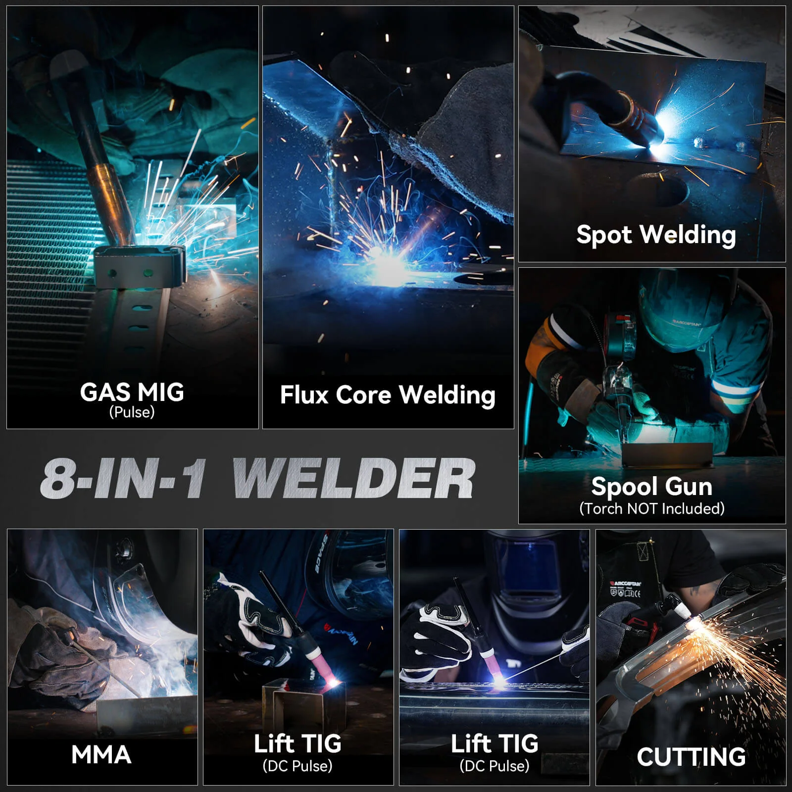 Arccaptain MIG205PCT Welding and Cutting Machine - Image 2
