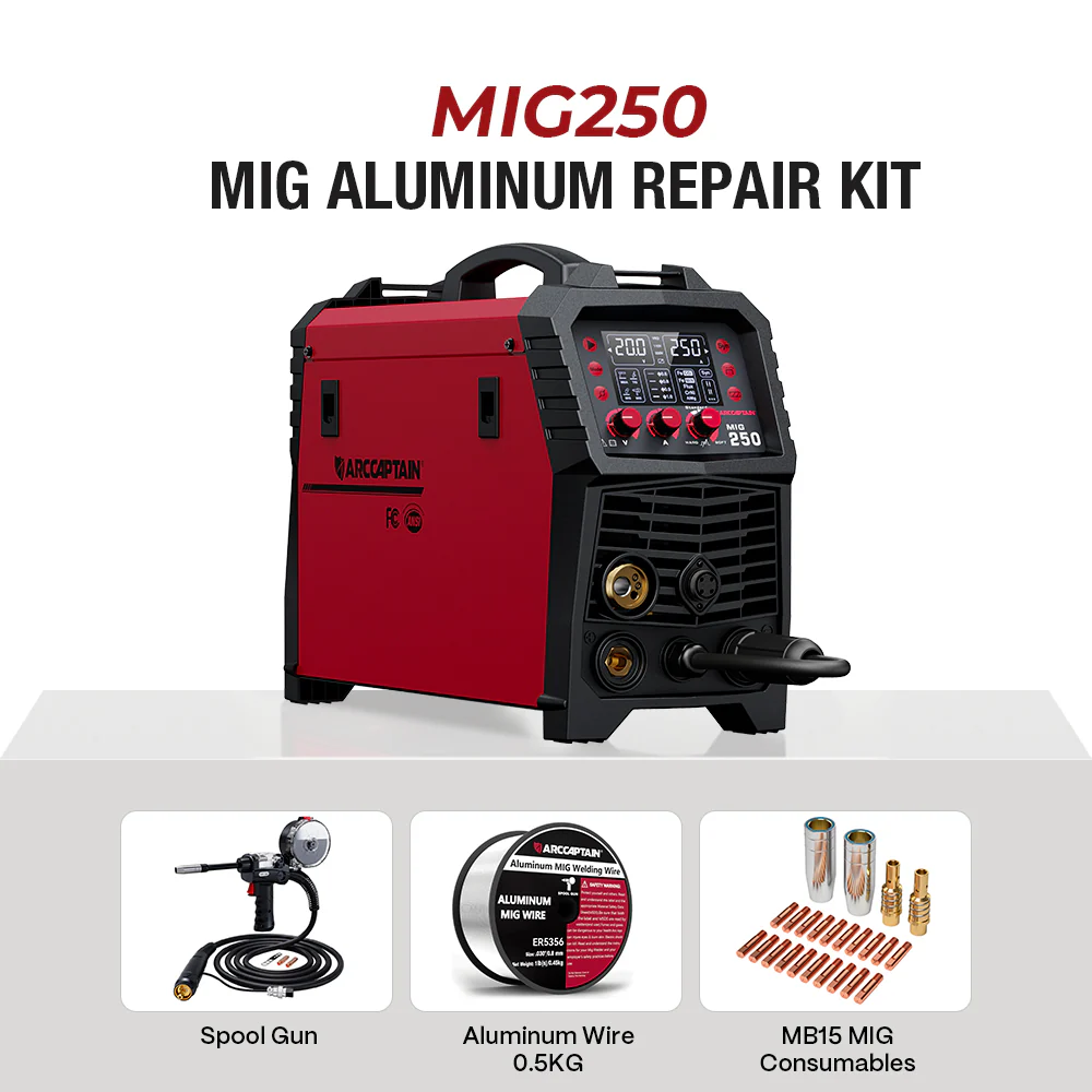Arccaptain MIG250 Multi Process Welder 250 Amps MIG Welder - Image 11