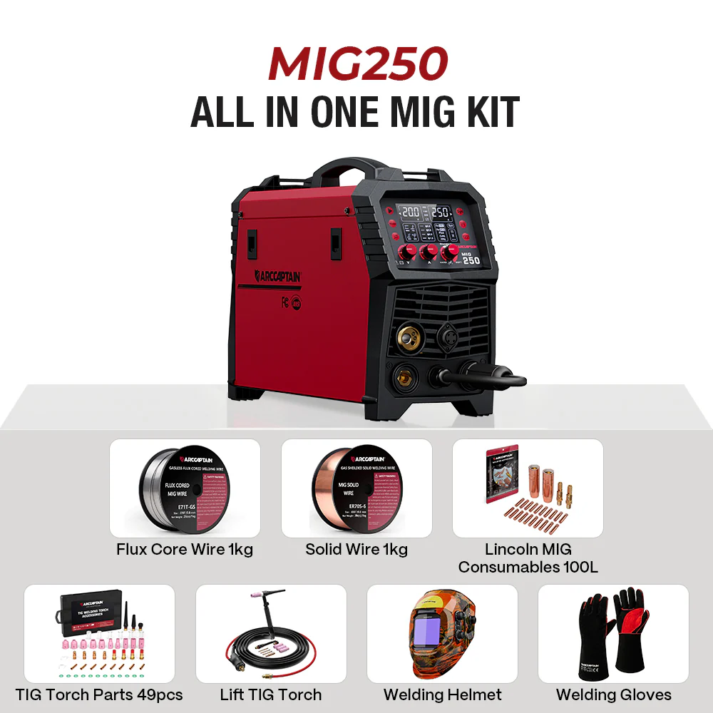 Arccaptain MIG250 Multi Process Welder 250 Amps MIG Welder - Image 12