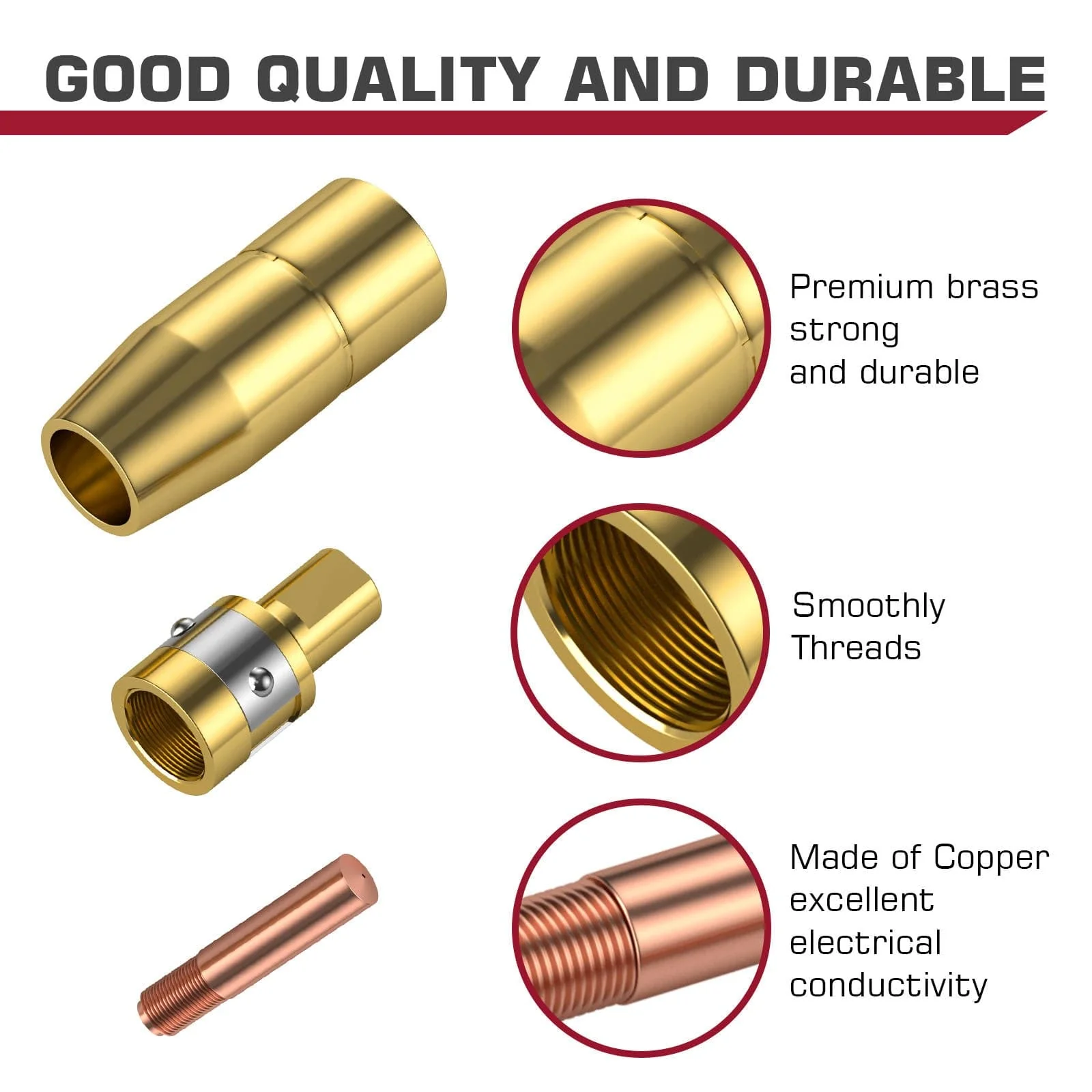Miller M-100 MIG Gun Parts M15 Replacement MIG Gun Consumables Kit - Image 3