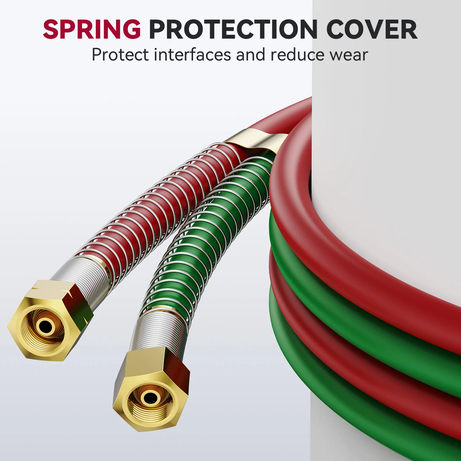 50FT Oxy Acetylene Twin Hose for Welding and Cutting Torch - Image 6