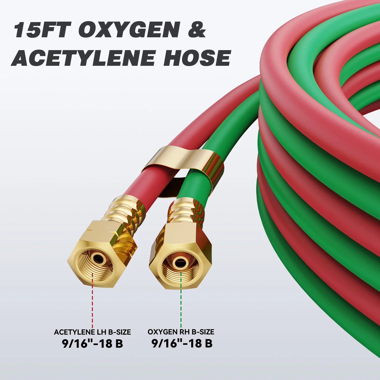Oxygen Acetylene Cutting Welding Torch Kit with Hose AR-CT120Pro - Image 3